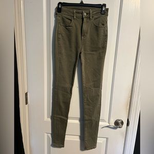 American eagle stretch high waisted corduroy jegging